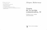 Jürgen Habermas: Teoría de la acción comunicativa Volúmen II(1981)