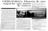Pellegrini, Geronima - Historia de una mapuche que murió de tristeza, 1982