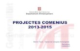 Projectes Comenius 2013-2015