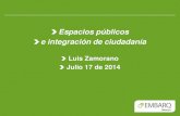 Public Space and Citizen Engagement - Luis Zamorano - EMBARQ Mexico
