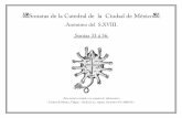 Sonatas anónimas Catedral de México