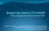 TC1020-T3C01. Algebra Relacional (1)