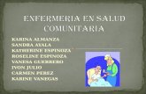 ENFERMERIA EN SALUD COMUNITARIA