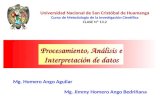 C 13.2 PROCESAMIENTO, ANÁLISIS E INTERPRETACIÓN DE DATOS
