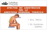 Anestesia Epidural Toracica