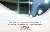 Estudio. Redes Sociales Corporativas en Latinoamérica