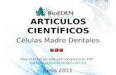 Artículos Científicos -  Células Madre Dentales - BioEDEN Mexico