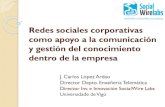 Redes sociales corporativas como apoyo a la comunicación y gestión del conocimiento dentro de la empresa