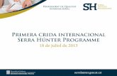Presentació 1a crida internacional del Serra Húnter Programme
