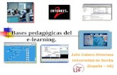 Bases pedagogicas del e learning