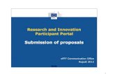 Guía para usar la nueva aplicación telemática de presentación de propuesta al VII Programa Marco