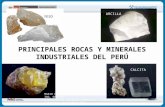 Principales Rocas y Minerales Industriales del Perú