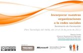 Material seminario-incorpor organizacionesencanales2.0-201106