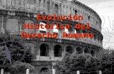Evolucion historica del derecho romano