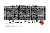 MODELO DE ATENCION PRIMARIA EN SALUD MENTAL - NARIÑO