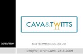 Esdeveniments 2.0: Cava&Twitts a CDigital'09