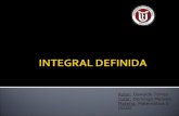 Integral definida- Calculo II