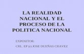 Realidad Nacional y el Proceso de la Politica Peruana