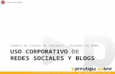 Uso Corporativo De Redes Sociales Y Blogs