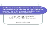 Defensa Del Derecho a La Salud en El Salvador