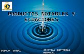 Productos Notables y Ecuaciones (Cristian Contreras Miranda)