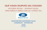 AGENDA VISUAL - Hª SOCIAL: QUÉ HAGO DESPUÉS DEL COLEGIO. ASPERCAN.