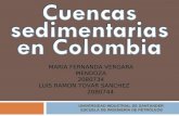 Cuencas sedimentarias en Colombia
