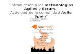 Dirección Equipos & SCRUM & Comunidad Agile Spain
