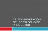 C2. administración del portafolio de productos presentación