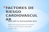 Factores de riesgo cardiovascular y  ATP IV
