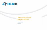 Presentación corporativa 2014 - ICAlia Solutions