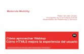 Cómo aprovechar Webtop Cómo HTML5 mejora la experiencia del usuario