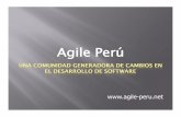 Presentación Agile Perú - Lima Valley