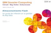 Almacenamiento Flash de IBM - Punto de inflexión en la gestión de Big Data
