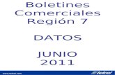 Boletines Datos de Junio 2011