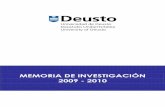 Memoria de Investigación 2009 - 2010