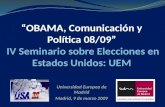 Conclusiones Elecciones USA 2008