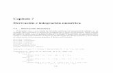 Derivacion e integracion en c++