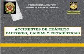 Accidentes de tránsito causas y estadísticas