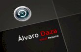 Álvaro Daza Visual Resume - CV power point
