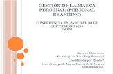 Conferencia Personal Branding (Marca Personal)