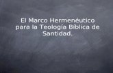 El marco hermenéutico para la teología bíblica
