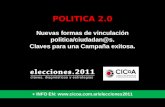 "Elecciones 2011 . claves, diagnosticos y estrategias" -  Jose Fernandez Ardaiz