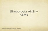 Simbología ANSI y ASME