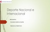 Deporte nacional e internacional