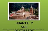 Huanta y sus distritos