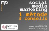 Social Media Marketing: 1 mètode i 3 consells