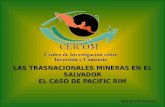 Responsabilidad Social Corporativa y la Pacific Rim EL Salvador.