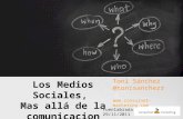 La Web 2.0, los Social Media y la Organizacion de Eventos Municipales