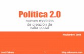 Politica 2.0 Diez Reflexiones